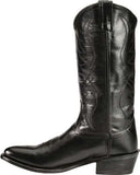 Old West Mens Black All Over Leather 13" Boot