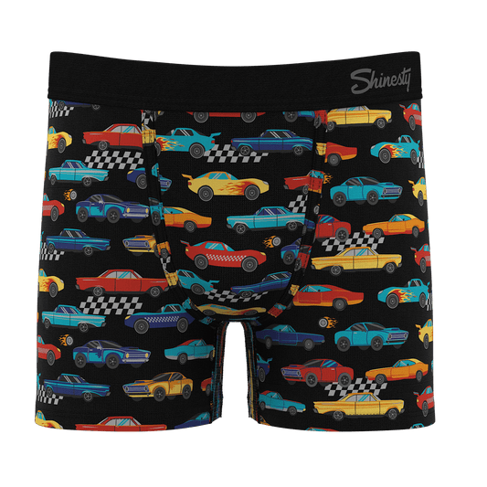 The Start Your Engines | Racecar Boy's Boxer Briefs