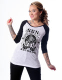 Steady Clothing Sun Records Rockabilly Raglan - Steady Clothing