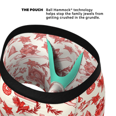 The Santa Slays | Christmas Toile Ball Hammock® Pouch Underwear