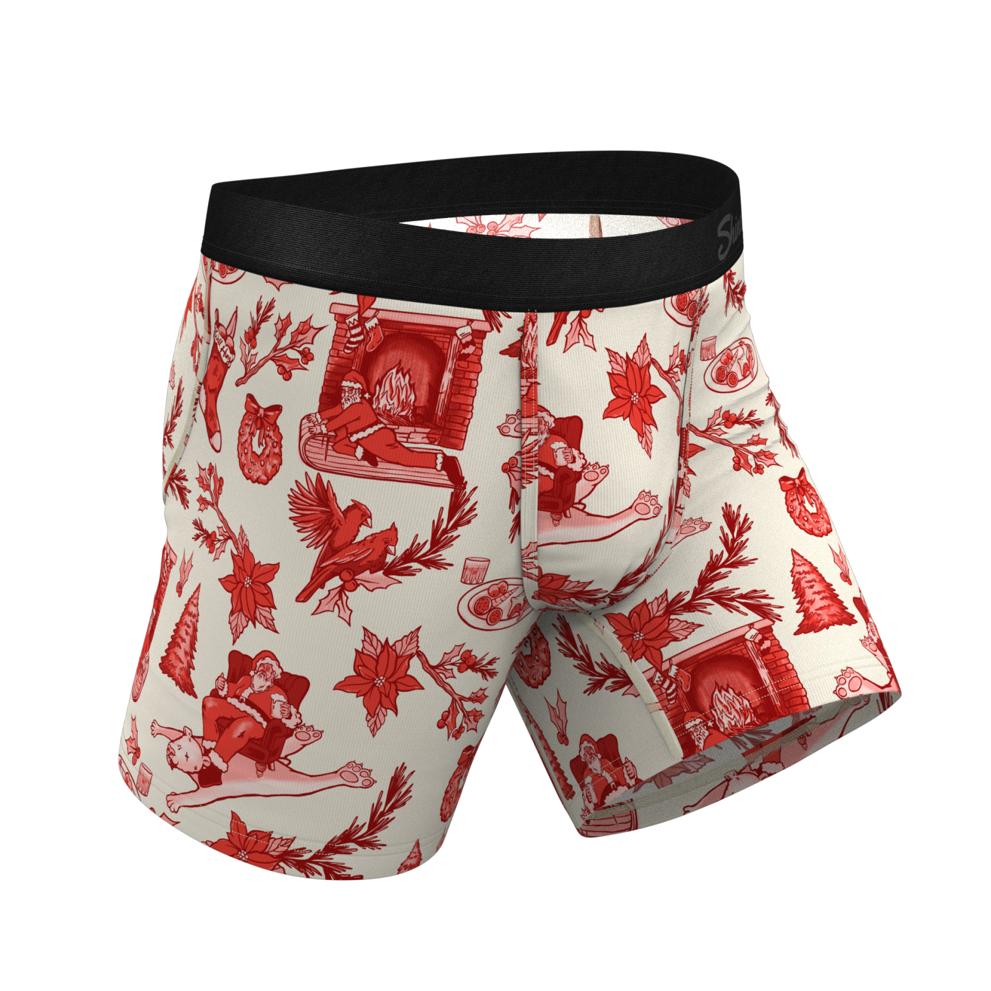 The Santa Slays | Christmas Toile Ball Hammock® Pouch Underwear