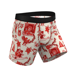 The Santa Slays | Christmas Toile Ball Hammock® Pouch Underwear