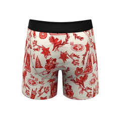 The Santa Slays | Christmas Toile Ball Hammock® Pouch Underwear