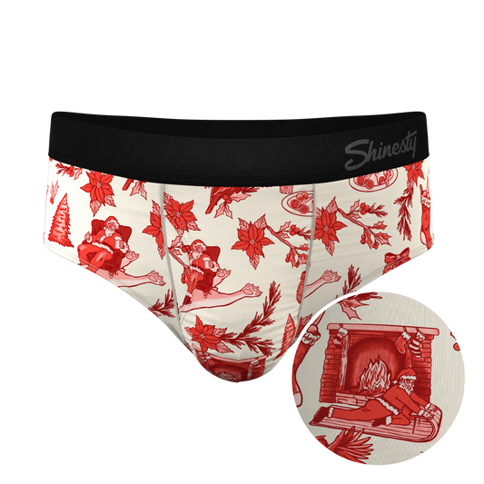 The Santa Slays | Christmas Toile Ball Hammock® Pouch Underwear Briefs