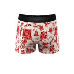 The Santa Slays | Christmas Toile Ball Hammock® Pouch Trunks Underwear