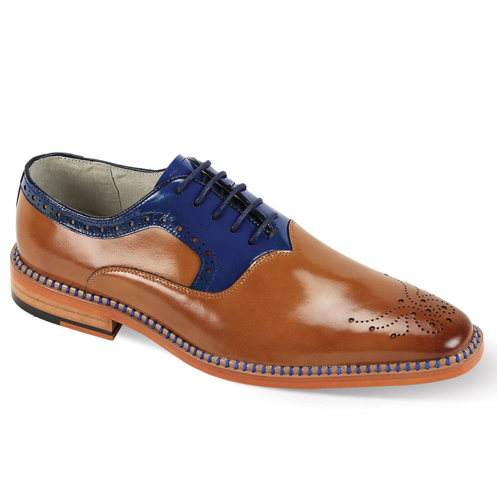 Giovanni Sawyer Tan/coblt Mens shoe