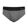 The Seattle Skyline | Black Marble Heather Ball Hammock® Pouch Underwear Briefs