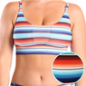 The Sedona Siesta |  Blue And Orange Stripe paradICE™ Cooling Bralette