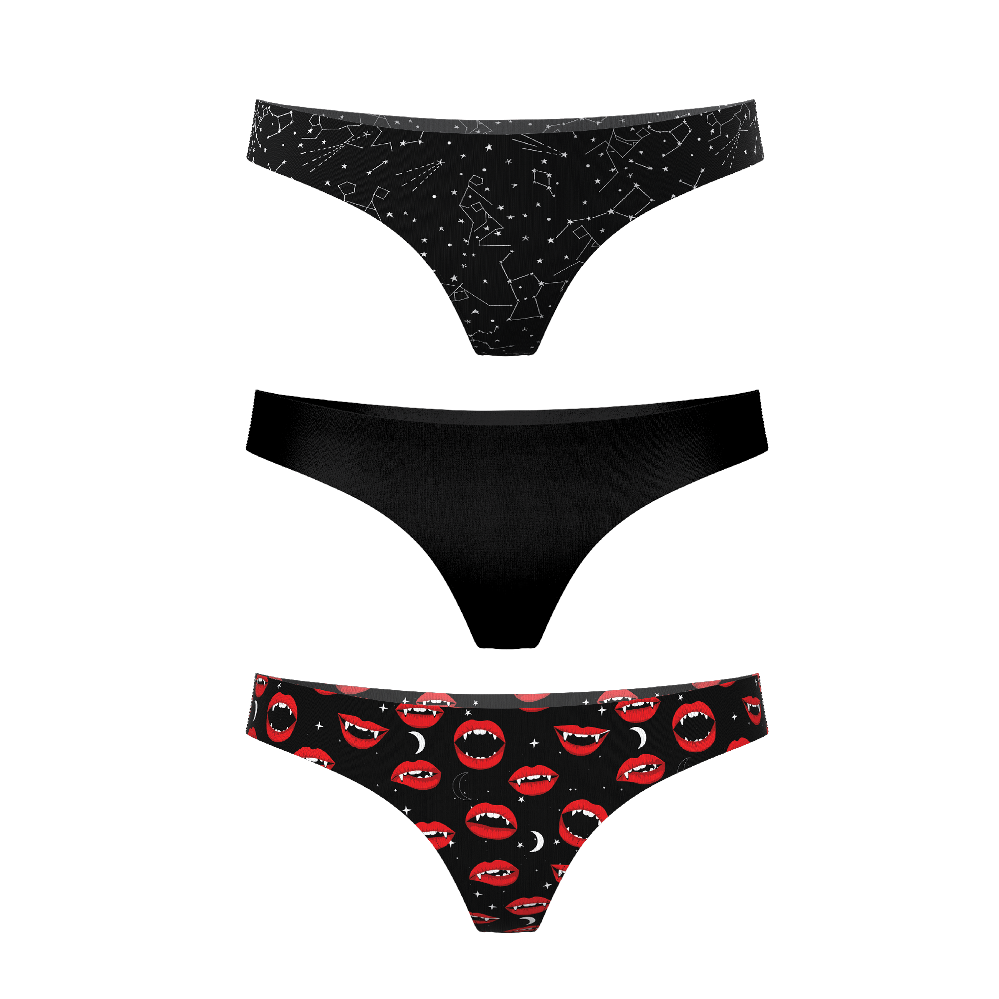 The September Must-Haves | Women's Thong Underwear 3 Pack - Shinesty