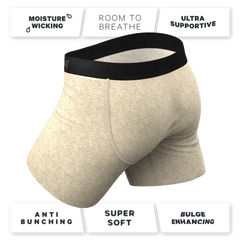 The Silver Fox | Oatmeal Heather Ball Hammock® Pouch Underwear