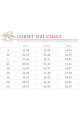 Daisy Corsets Top Drawer 3 PC Sequin Witch Corset Dress Costume