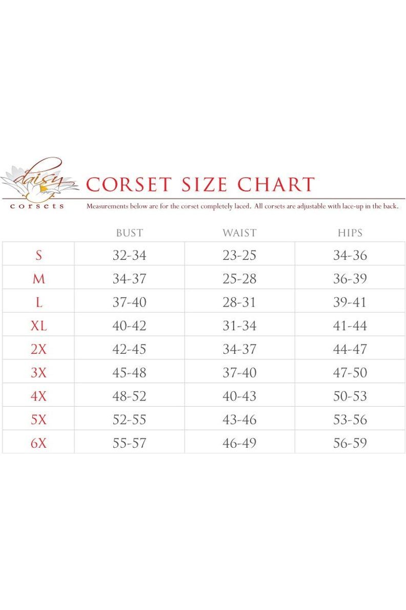 Daisy Corsets Top Drawer 4 PC Sexy Red Bunny Corset Costume