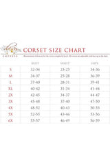 Daisy Corsets Top Drawer 4 PC Rhinestone Officer Corset Costume