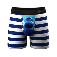 The Snack Attack | Shark Print Ball Hammock® Pouch Underwear