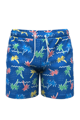 The SPF 69 | Retro Tropical  Ball Hammock® Pouch 5" Swim Trunks - Shinesty