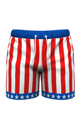 The Spacious Skies | Retro Usa Ball Hammock® Pouch 5" Swim Trunks