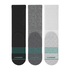 The Staple | Heel Hammock™ Crew Socks 3 Pack