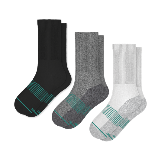 The Staple | Heel Hammock™ Crew Socks 3 Pack