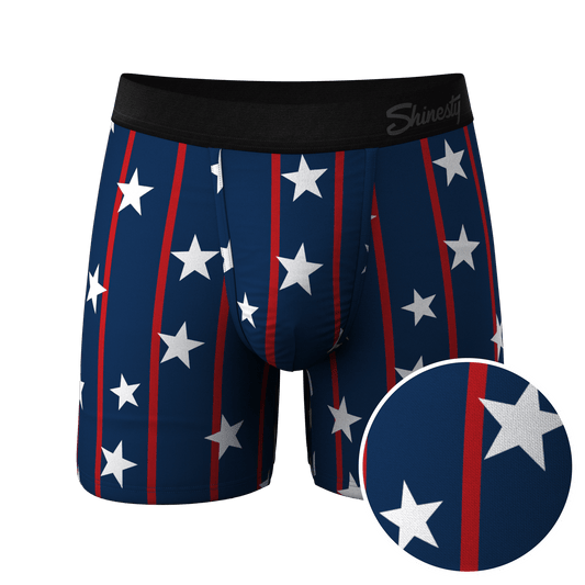 The Stars & Stripes | USA Pinstripe Ball Hammock® Pouch Underwear