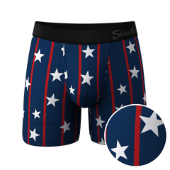 The Stars & Stripes | USA Pinstripe Ball Hammock® Pouch Underwear