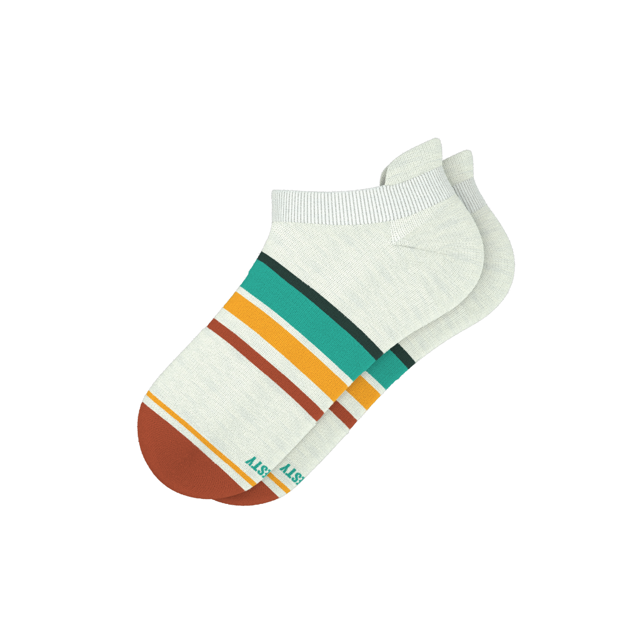 The Stellar | Retro Stripe Heel Hammock™ Ankle Socks