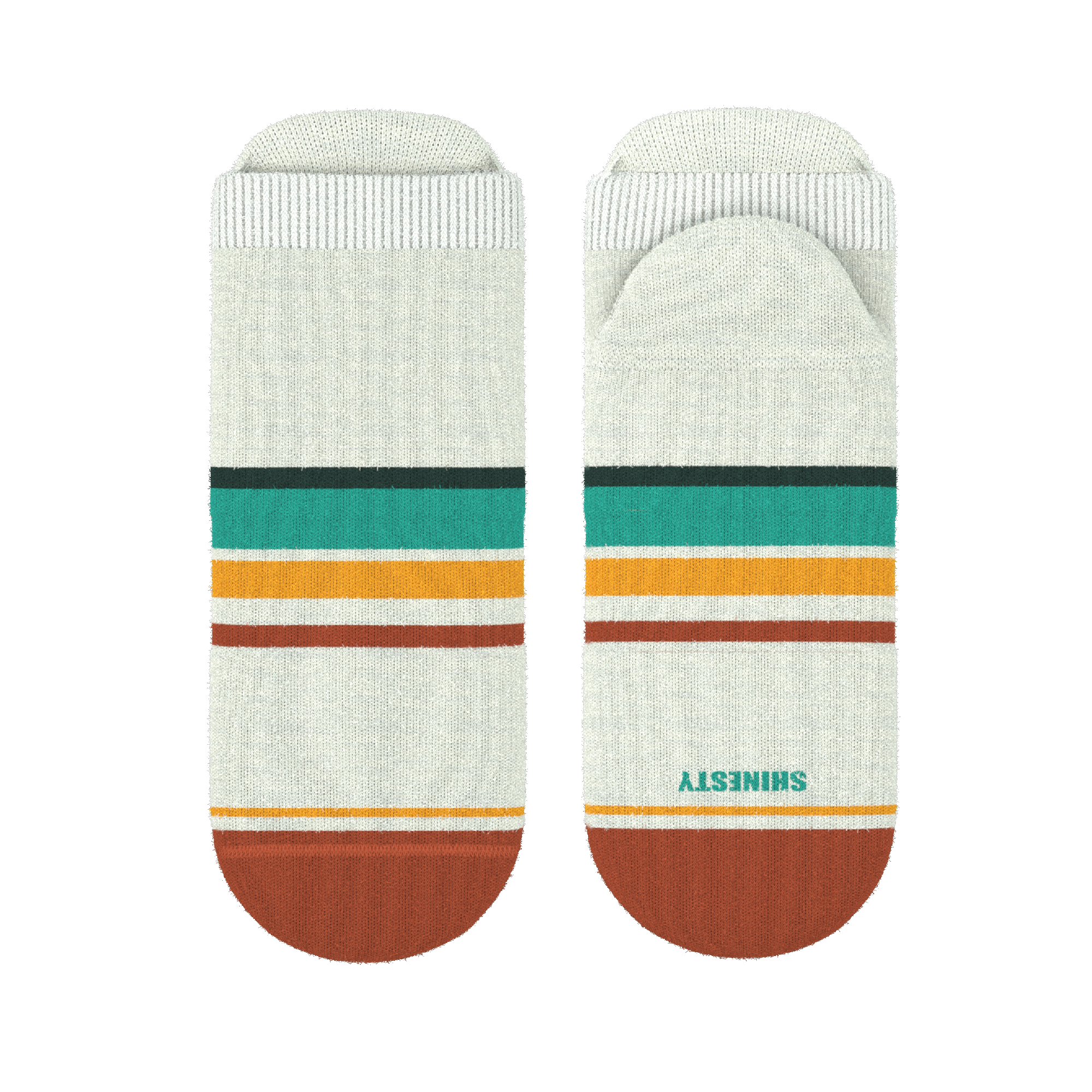 The Stellar | Retro Stripe Heel Hammock™ Ankle Socks