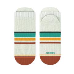 The Stellar | Retro Stripe Heel Hammock™ Ankle Socks