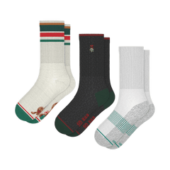 Stocking Stuffer | Heel Hammock™ Crew Socks 3 Pack