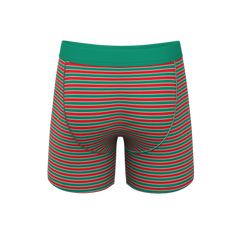 The Stripe Club | Christmas Striped Ball Hammock® Pouch Underwear With Fly