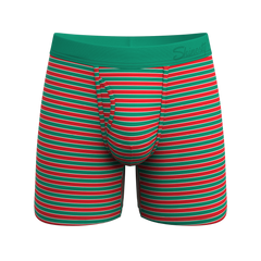 The Stripe Club | Christmas Striped Ball Hammock® Pouch Underwear With Fly