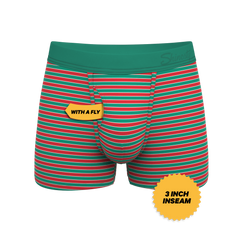 The Stripe Club | Christmas Striped Ball Hammock® Pouch Trunks Underwear