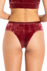 The Serenade | Red Velvet Cheeky Underwear