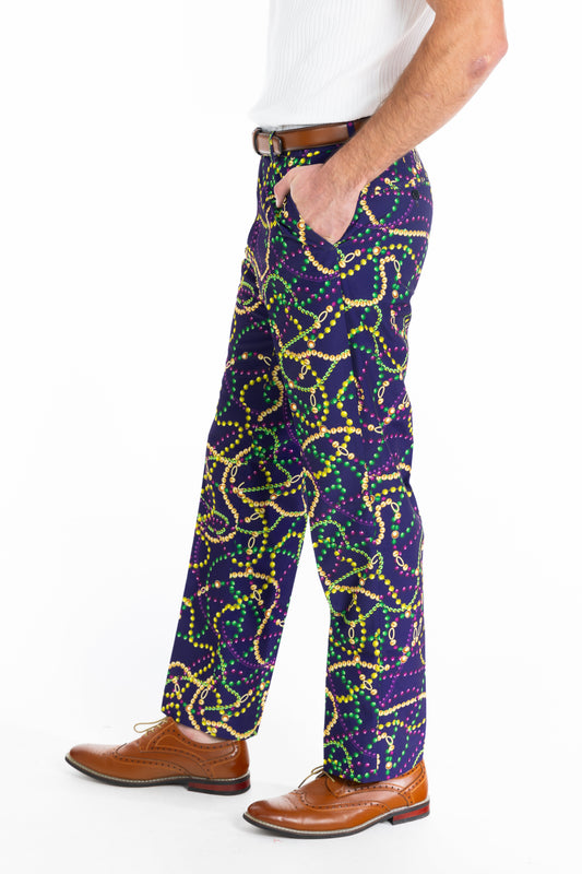 The Carnival Krewe | Mardi Gras Beads Suit Pants