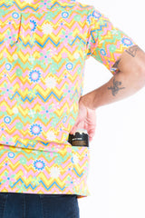 The Solar Flower | Trippy Floral Hawaiian Shirt - Shinesty