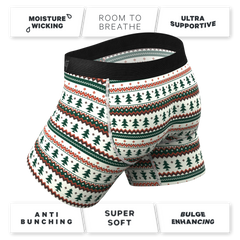 The Stuffed Stocking | Fair Isle Christmas Tree Ball Hammock® Pouch Underwear