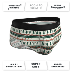 The Stuffed Stocking | Fair Isle Christmas Tree Ball Hammock® Pouch Underwear Briefs