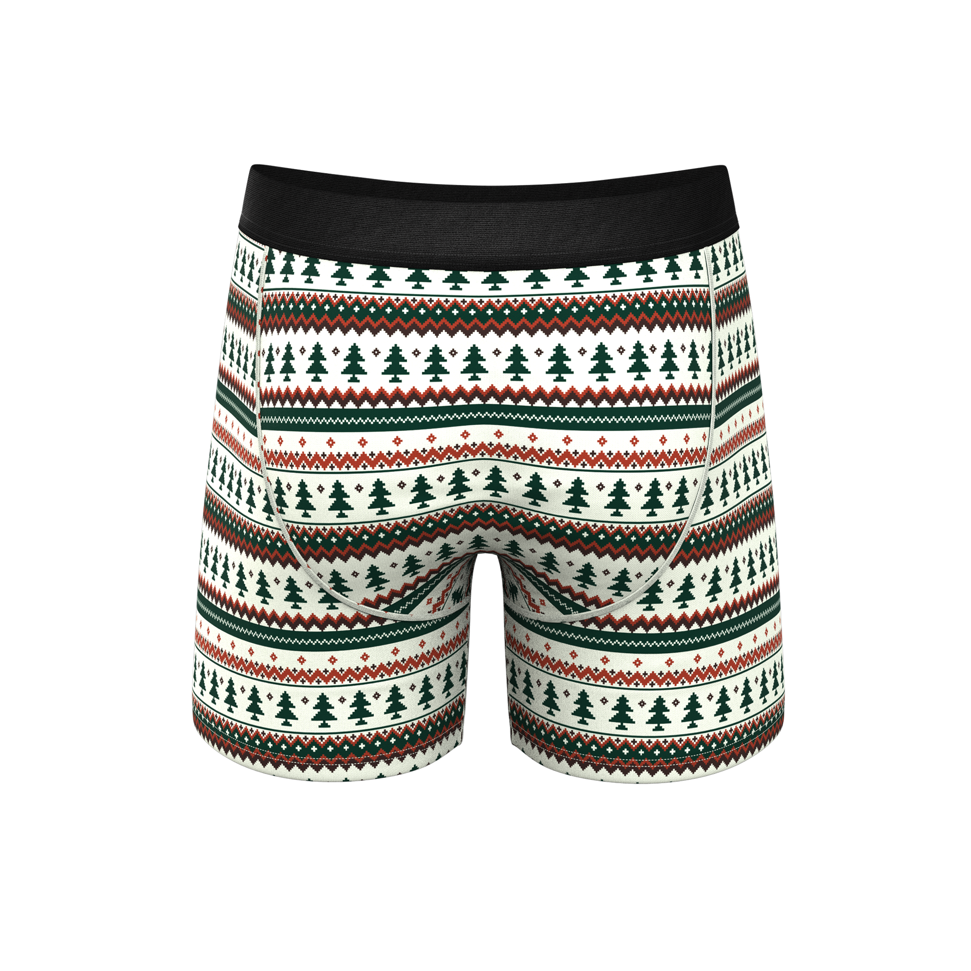 The Stuffed Stocking | Fair Isle Christmas Tree Ball Hammock® Pouch Underwear