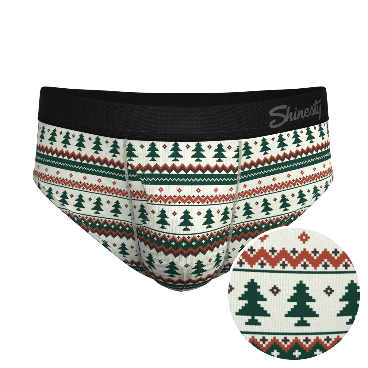 The Stuffed Stocking | Fair Isle Christmas Tree Ball Hammock® Pouch Underwear Briefs