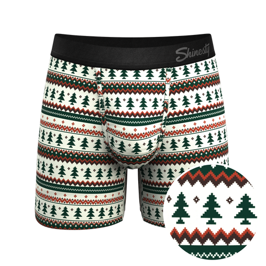 The Stuffed Stocking | Fair Isle Christmas Tree Ball Hammock® Pouch Underwear