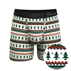 The Stuffed Stocking | Fair Isle Christmas Tree Ball Hammock® Pouch Underwear