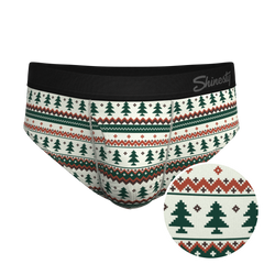 The Stuffed Stocking | Fair Isle Christmas Tree Ball Hammock® Pouch Underwear Briefs