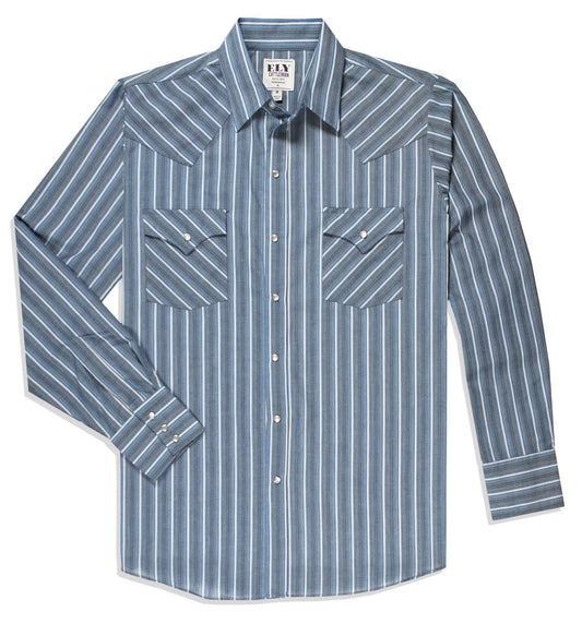 Men's Ely Cattleman Long Sleeve Stripe Western Snap Shirt