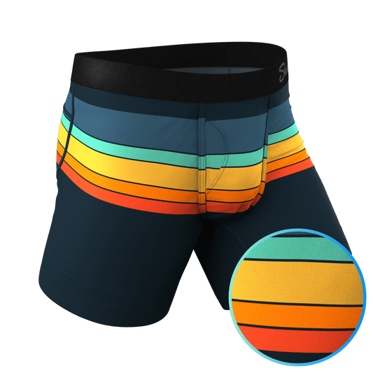 The Summer Solstice | Retro Stripes paradICE™ Cooling Ball Hammock® Underwear