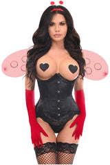 Daisy Corsets Top Drawer 4 PC Pin-Up Ladybug Corset Costume - Daisy Corsets