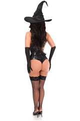 Daisy Corsets Top Drawer 3 PC Black Patent Witch Corset Costume - Daisy Corsets