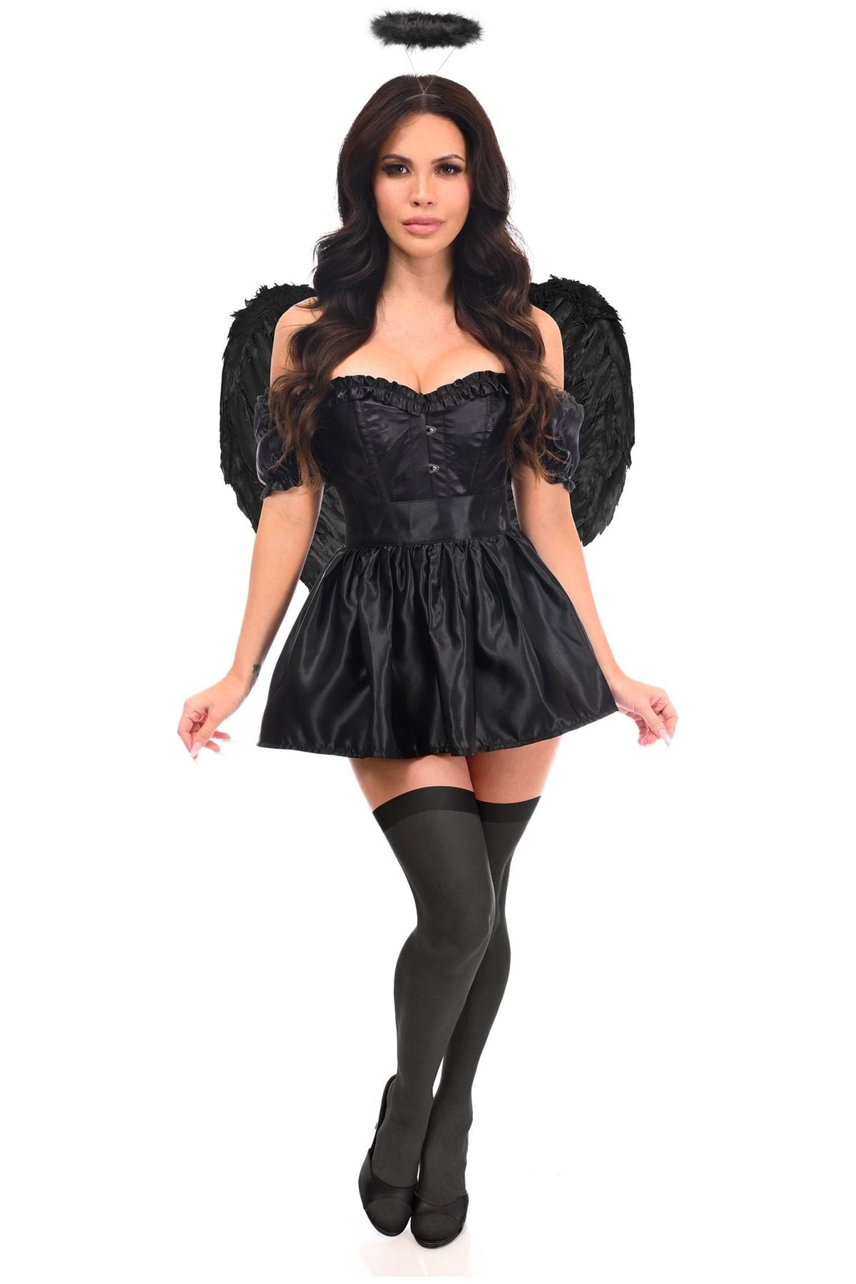 Daisy Corsets Top Drawer 4 PC Dark Angel Corset Costume