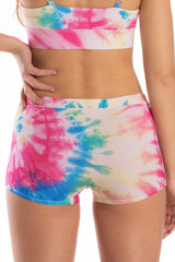 The Flower Child | Tie Dye Modal Boyshort Underwear