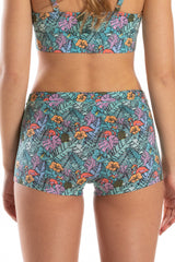 The Hot Tropic | Tropical Flamingo Modal Boyshort Underwear