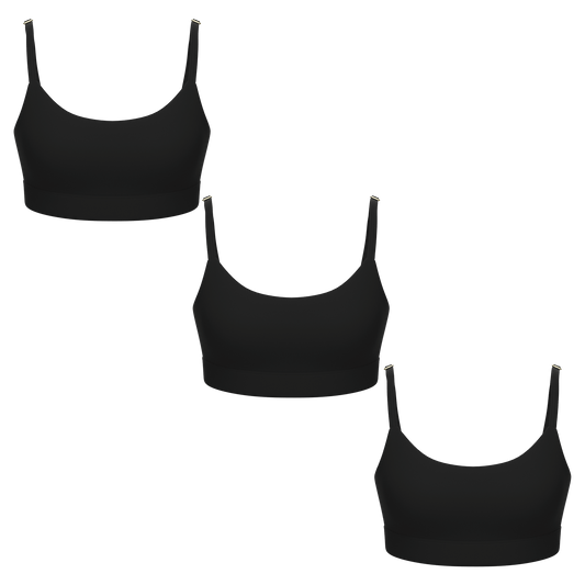 The Threat Level Midnight | Women's Bralette 3 Pack - Shinesty