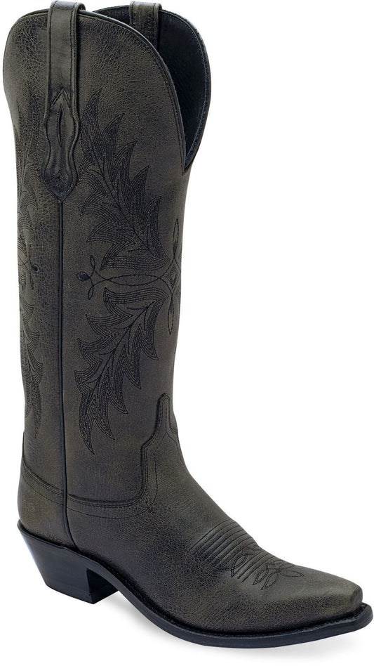 Old West Black WOMEN'S WESTERN BOOTS